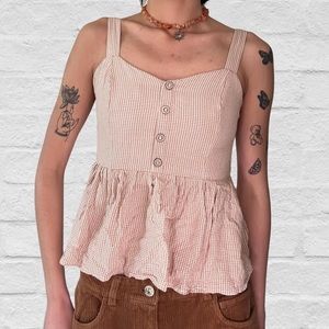 Vintage Gingham Top